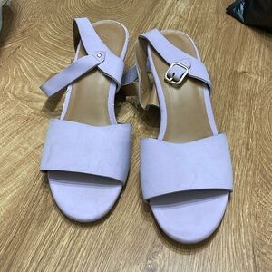 Cute Liliac Block Sandal